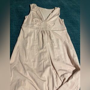 Pale pink cotton jersey jcrew dress (sheath style)